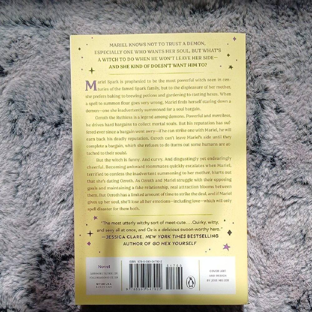 LAST CHANCE 2/$20 A Witch's Guide to Fake Dating a Demon Book - Picture 3 of 4